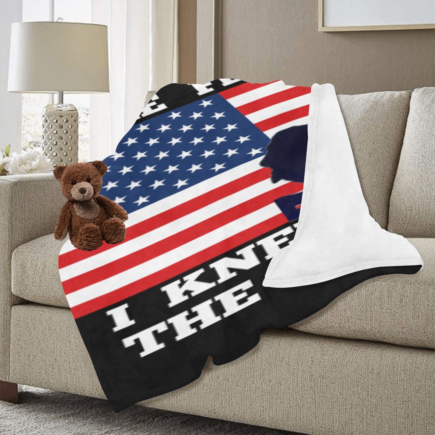 Stand  For  The Flag | Ultra-Soft Micro Fleece Blanket 60"x80" (Thick)