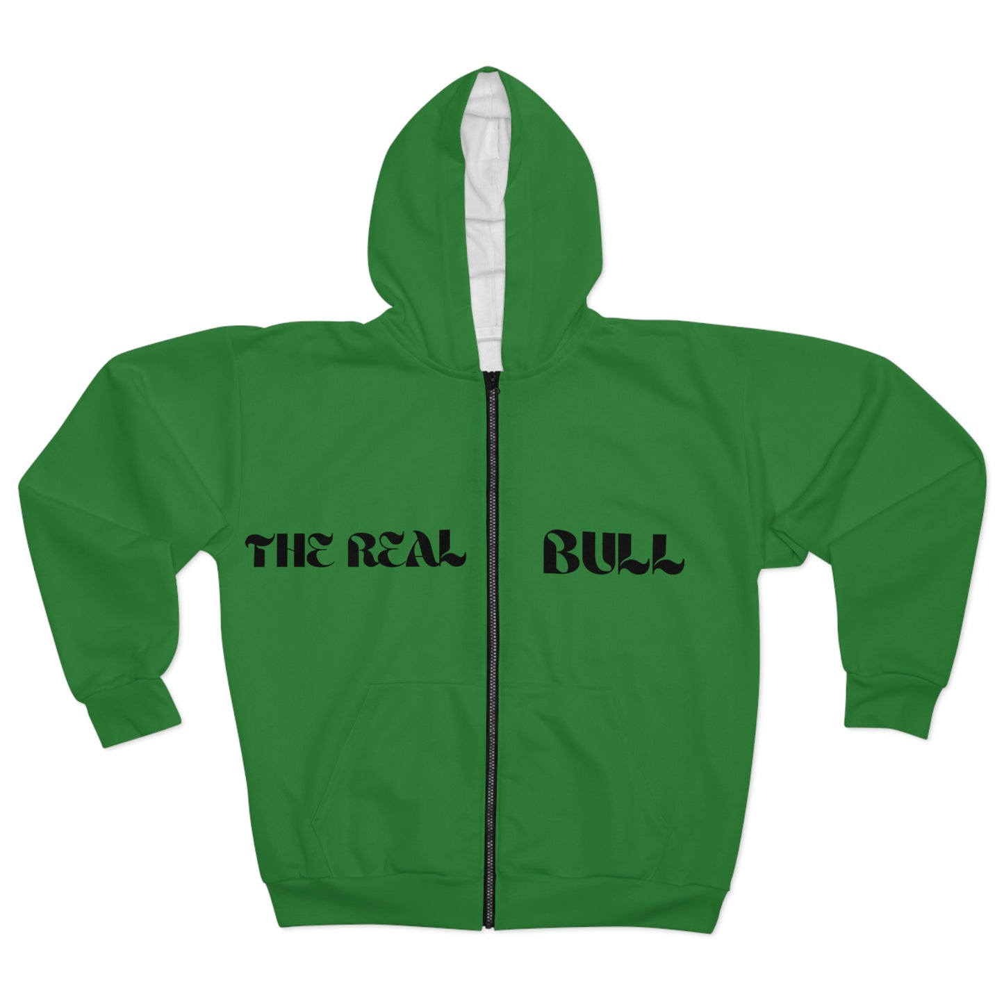 The Real Bull | Aop (All Over Print) Unisex Zip Hoodie