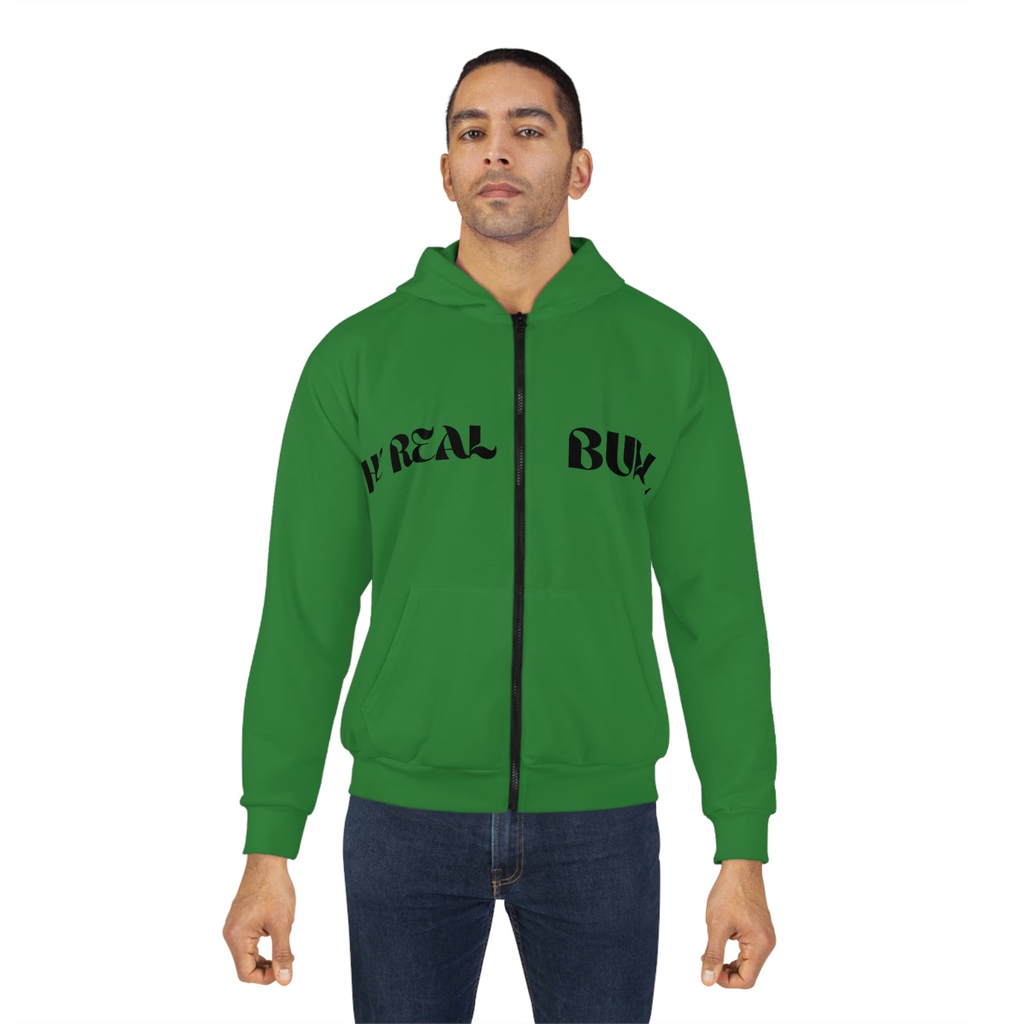 The Real Bull | Aop (All Over Print) Unisex Zip Hoodie