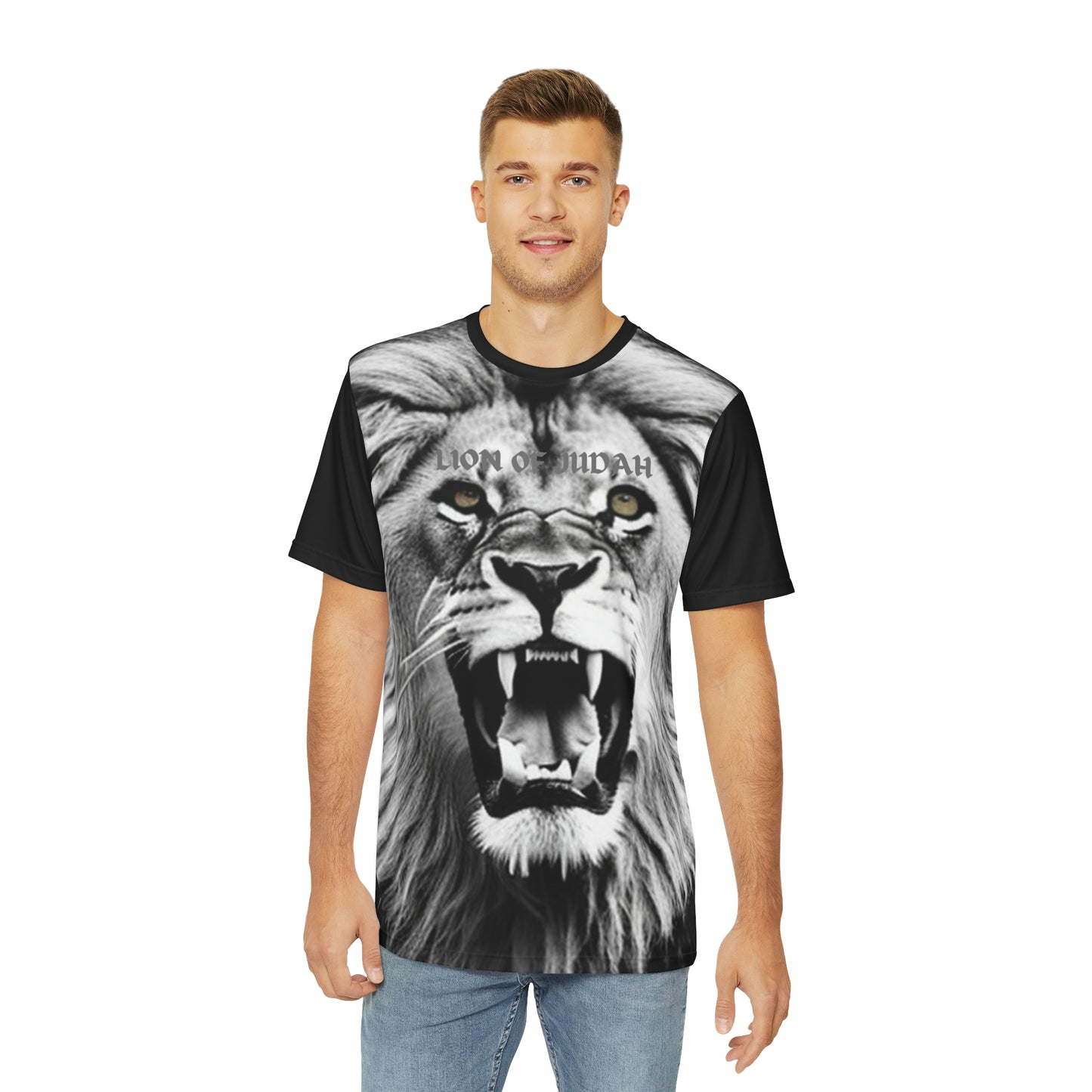 Unisex Polyester All Over Print (AOP) T-Shirt | Lion Of Judah