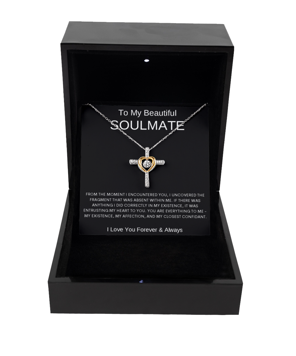 My Beautiful Soulmate | Love Cross Necklace