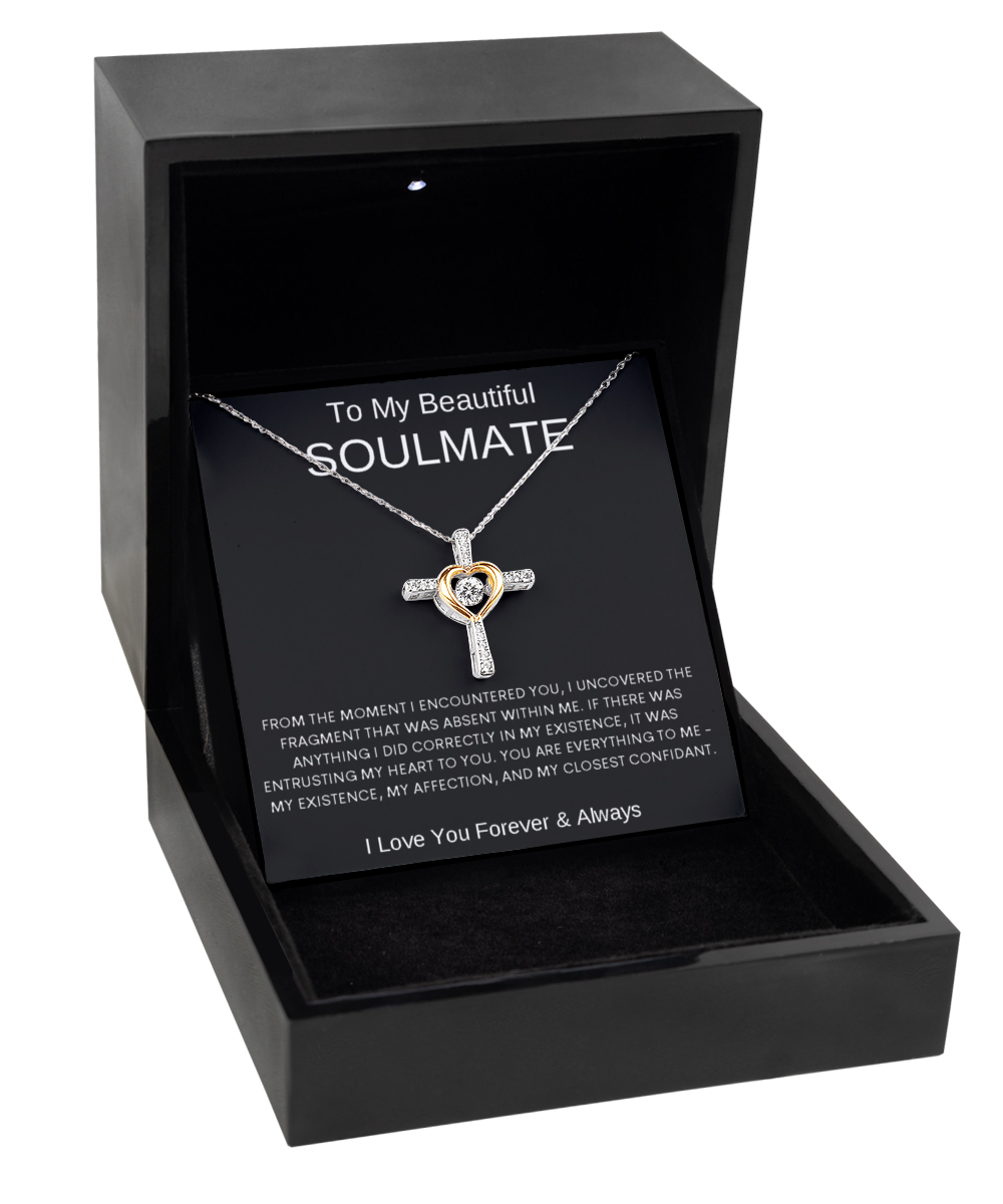 My Beautiful Soulmate | Love Cross Necklace