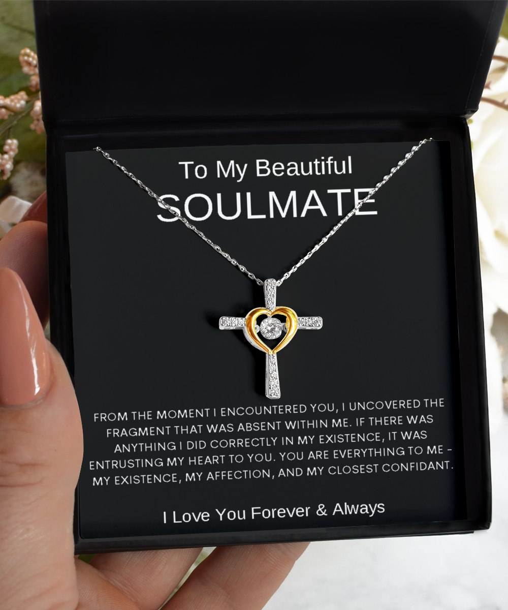 My Beautiful Soulmate | Love Cross Necklace